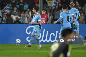 Giorgian de Arrascaeta, de Uruguay. Eliminatorias Sudamericanas. Estadio Centenario.