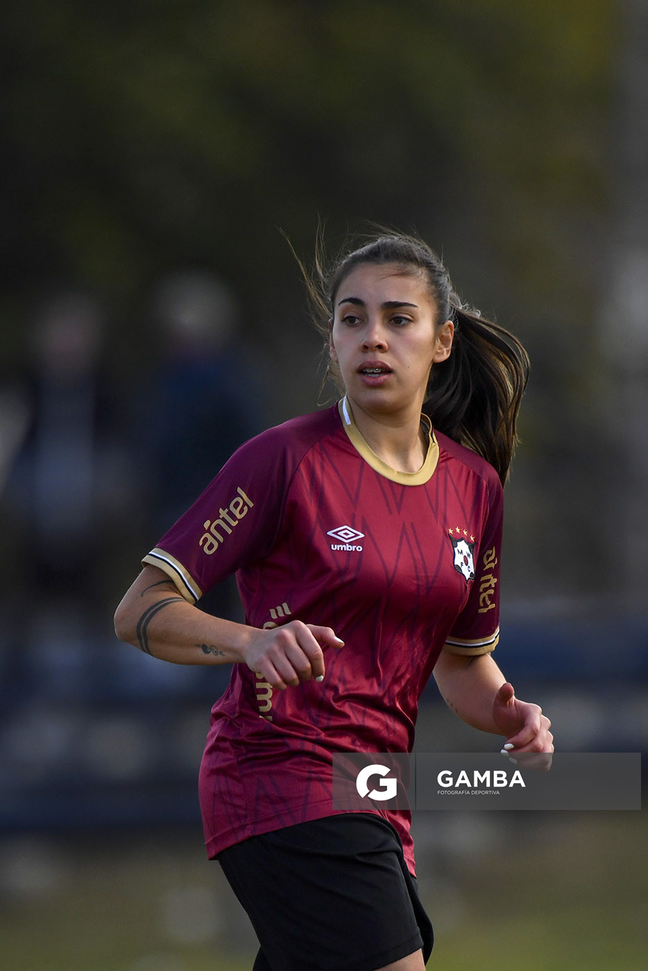 Julieta Cotelo, de Wanderers. Campeonato Uruguayo de Fútbol Femenino. Parque Ancap.