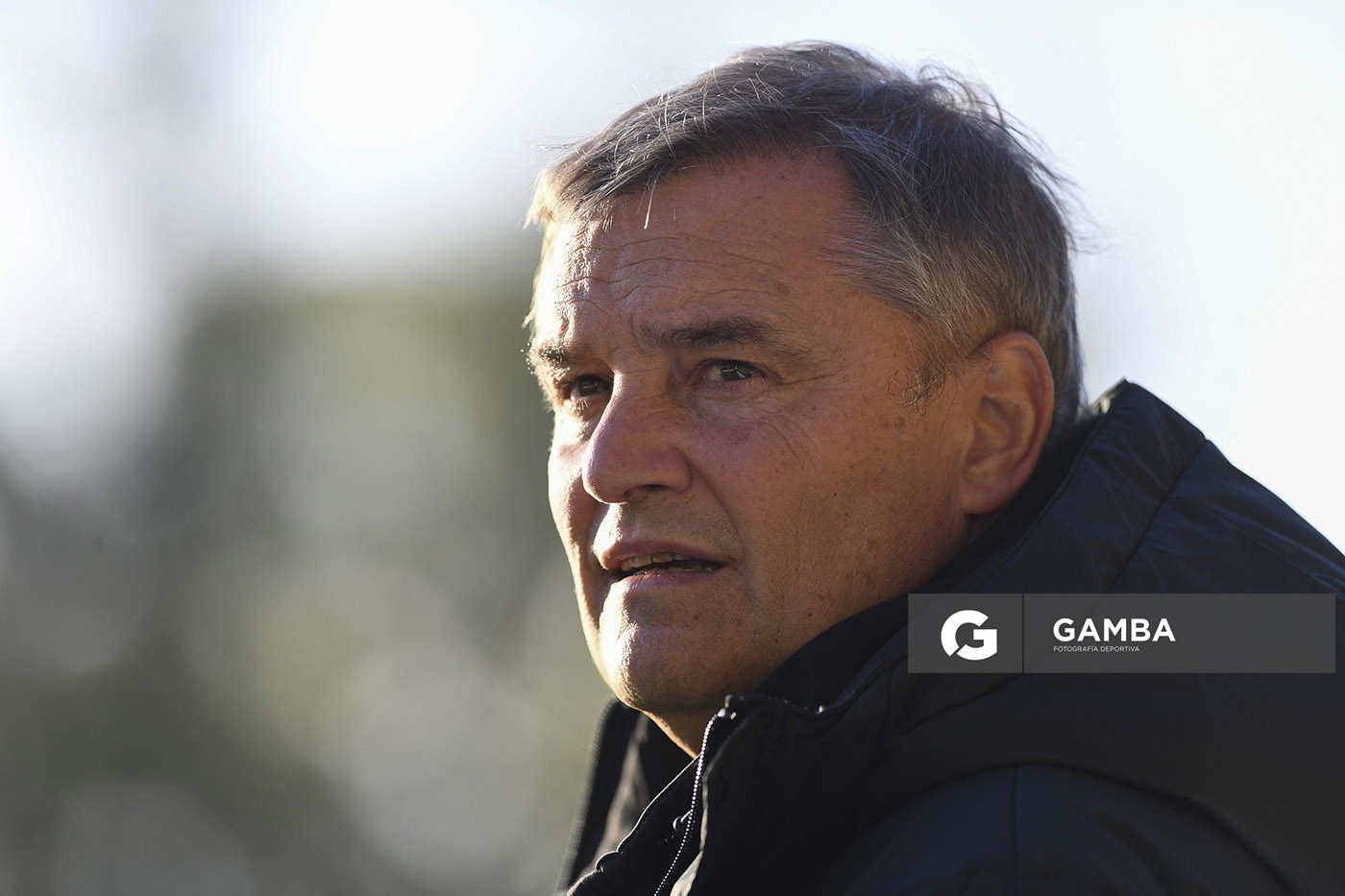Diego Aguirre, director técnico de Peñarol. Torneo Intermedio. Estadio Parque Saroldi.