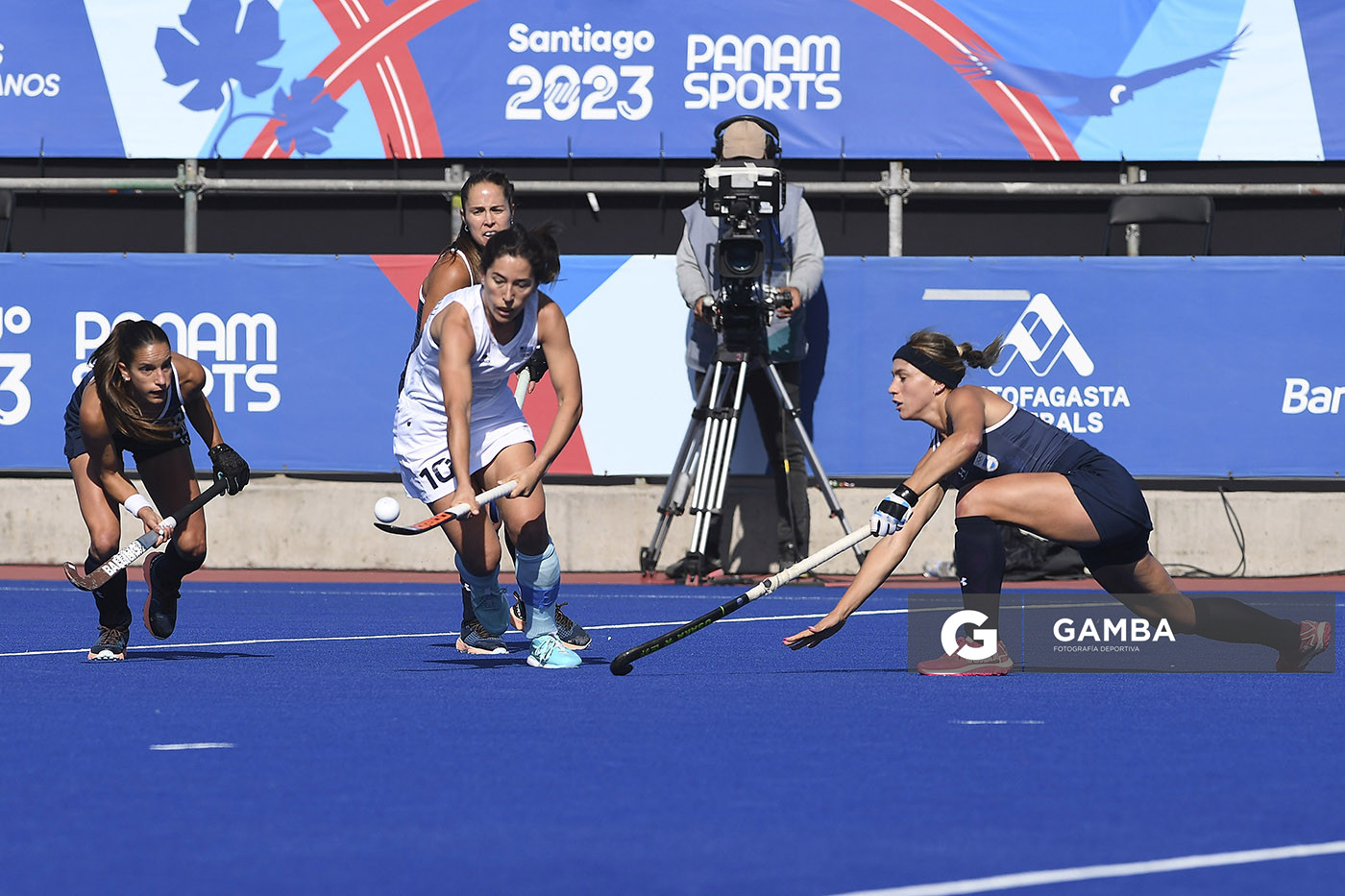 Manuela Vilar, de Uruguay. Juegos Panamericanos Santiago 2023. Estadio Nacional Julio Martínez.