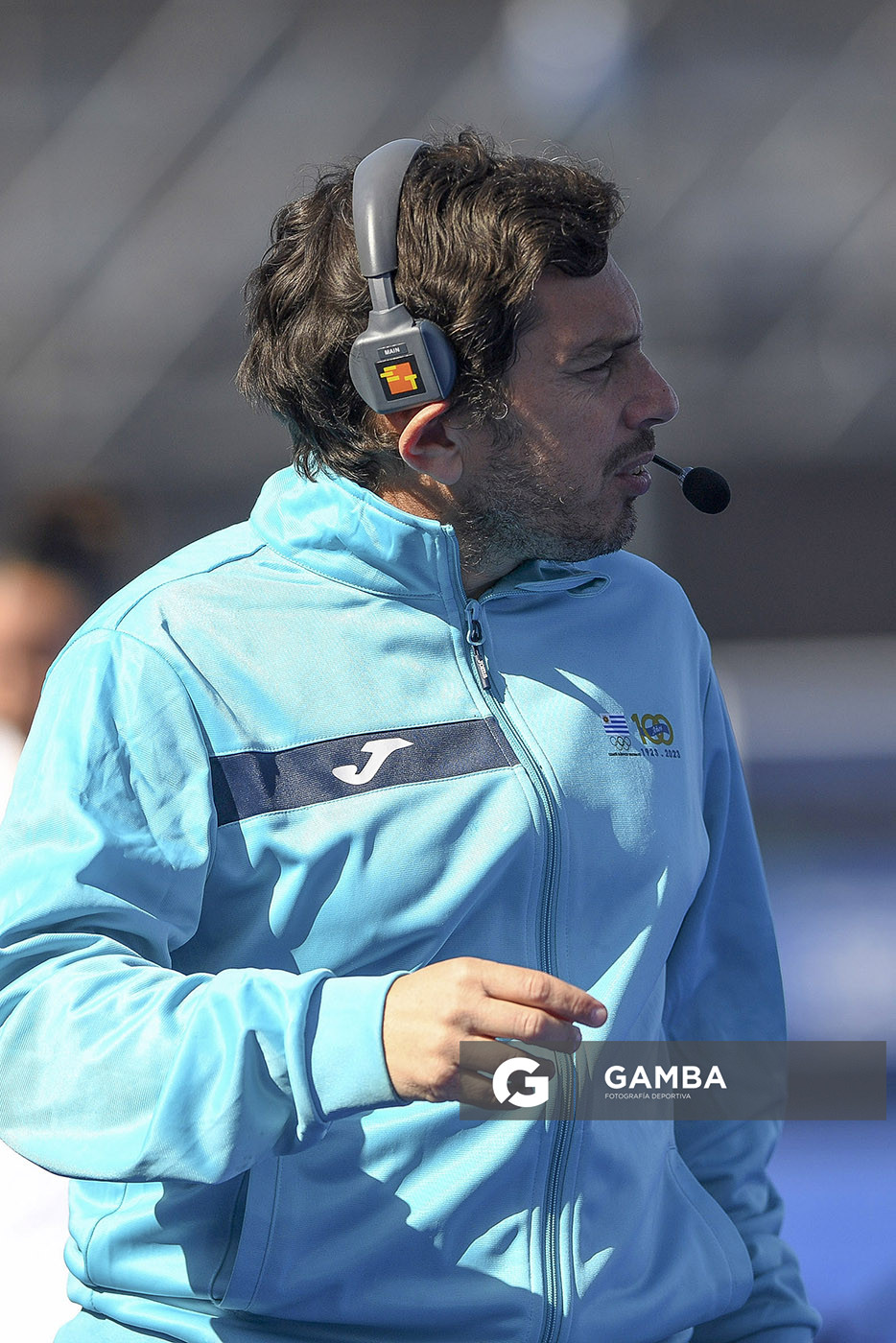 Nicolás Tixe, director tecnico de Uruguay, Juegos Panamericanos Santiago 2023. Estadio Nacional Julio Martínez.