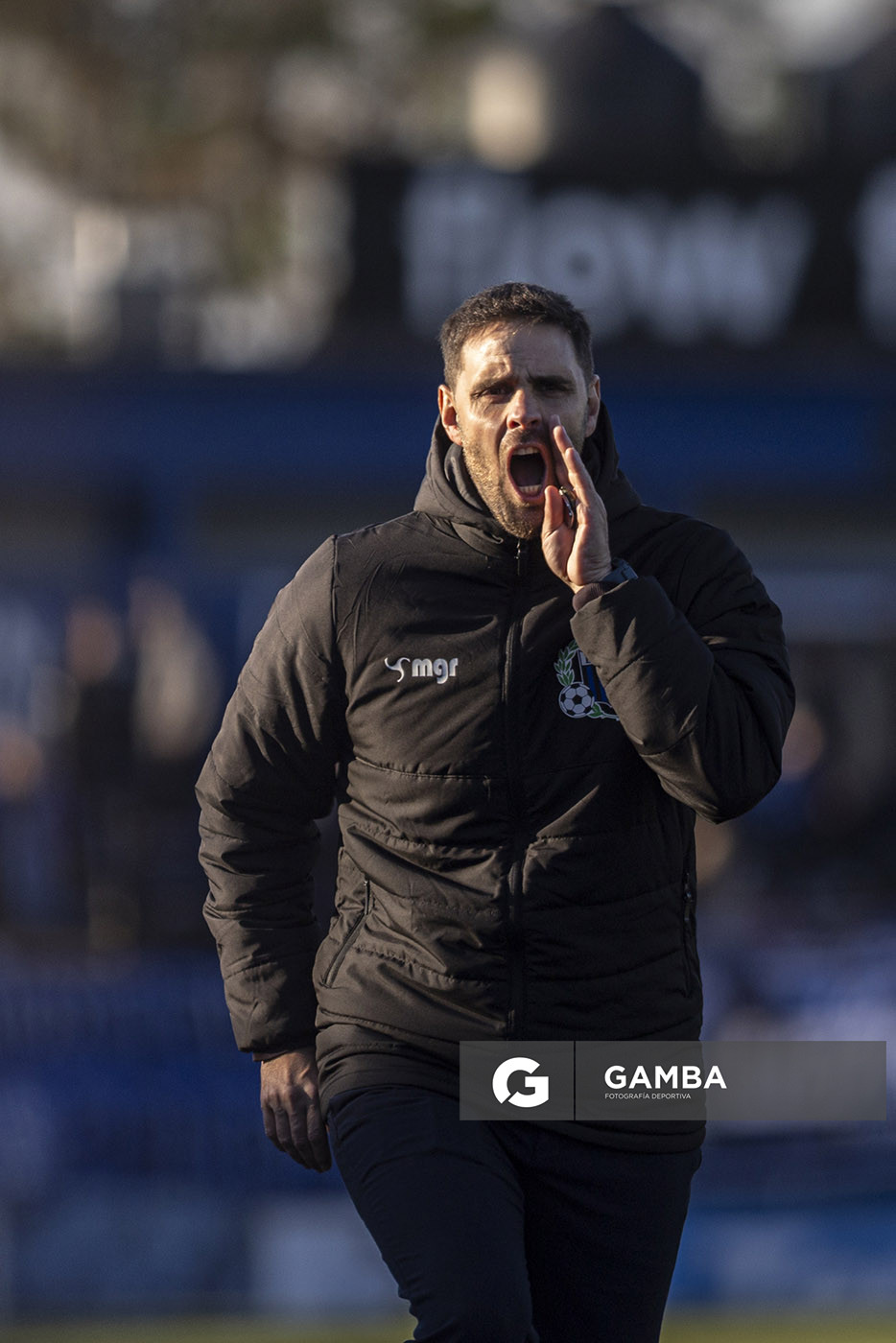 Joaquín Papa, director técnico de Liverpool. Torneo Intermedio. Estadio Belvedere.