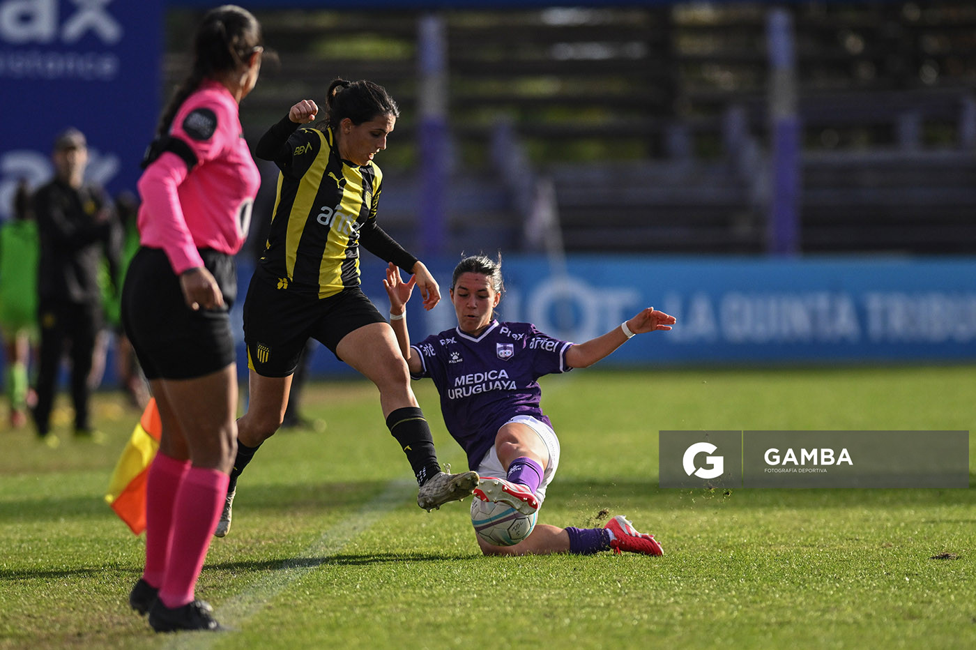 Maia Fernández, de Peñarol. Campeonato Uruguayo de Fútbol Femenino. Estadio Luis Franzini.