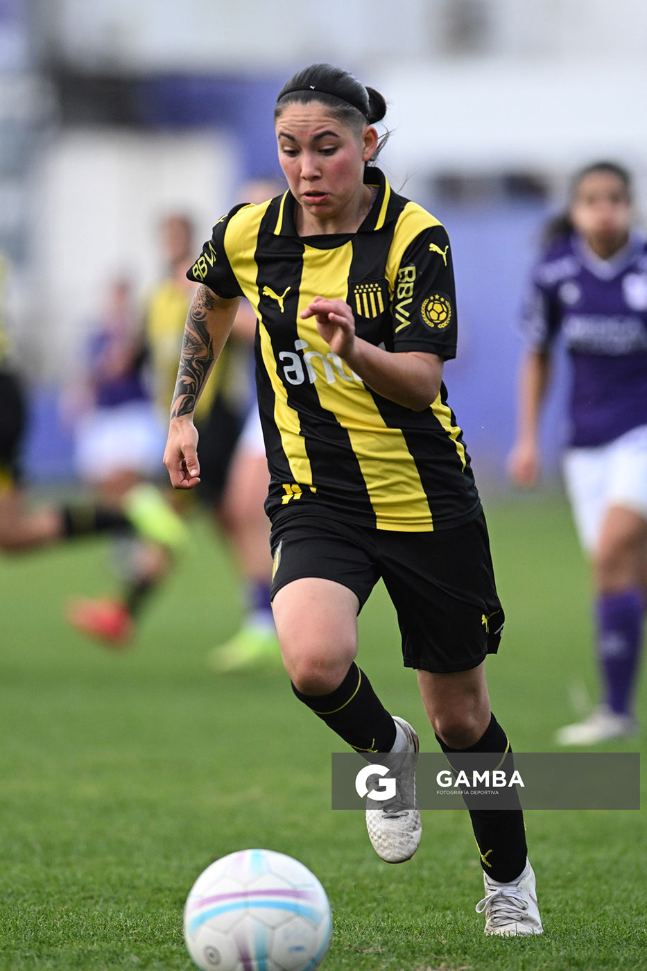 Érika Vidiella, de Peñarol. Campeonato Uruguayo de Fútbol Femenino. Estadio Luis Franzini.