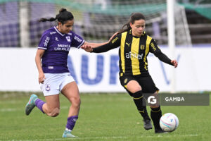 Kristen Horvath, de Peñarol. Campeonato Uruguayo de Fútbol Femenino. Estadio Luis Franzini.