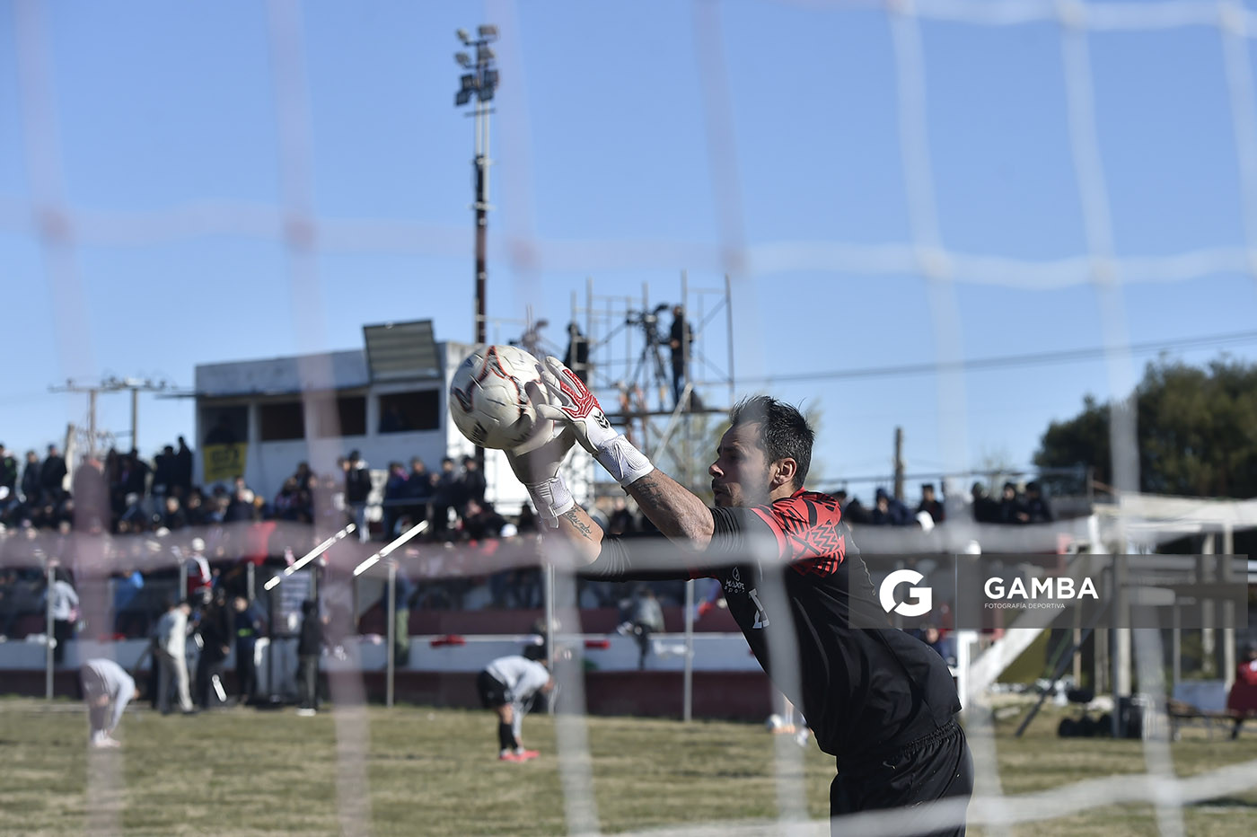 Richard Vázquez, golero de Atenas. 21ª Copa Nacional de Clubes. Parque Lorenzo Costa Montano.