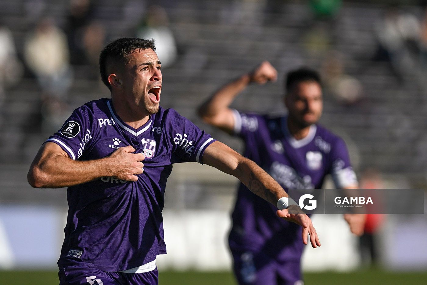Germán Barrios, de Defensor Sporting. Torneo Intermedio. Estadio Luis Franzini.