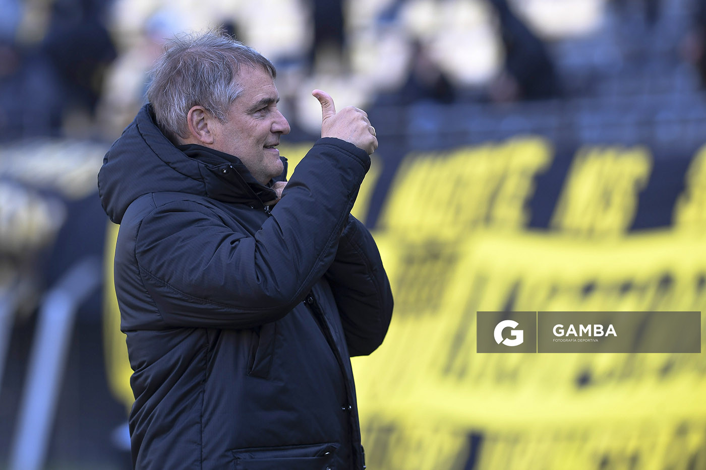 Diego Aguirre, director técnico de Peñarol, Torneo Intermedio. Estadio Campeón del Siglo.