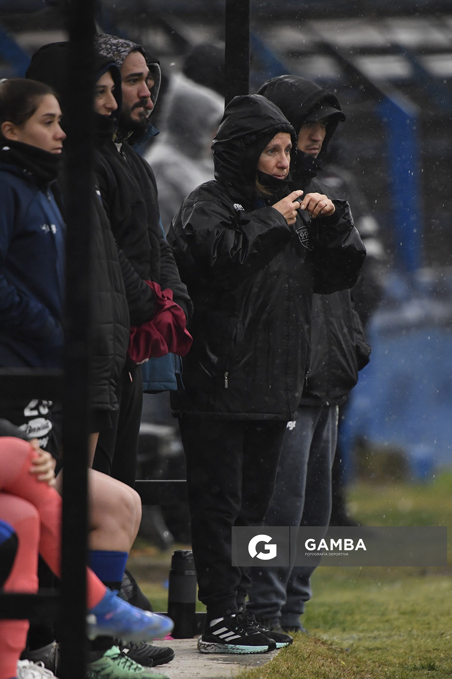 Graciela Rebollo, directora técnica de Liverpool. Campeonato Uruguayo de Fútbol Femenino. Estadio Belvedere.