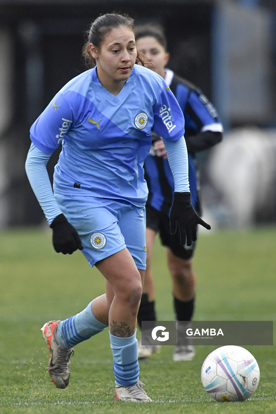 Celeste Velázquez, de Montevideo City Torque. Campeonato Uruguayo de Fútbol Femenino. Estadio Belvedere.