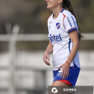 Sofía Oxandabarat, de Nacional. Campeonato Uruguayo de Fútbol Femenino. Estadio Parque Ancap.