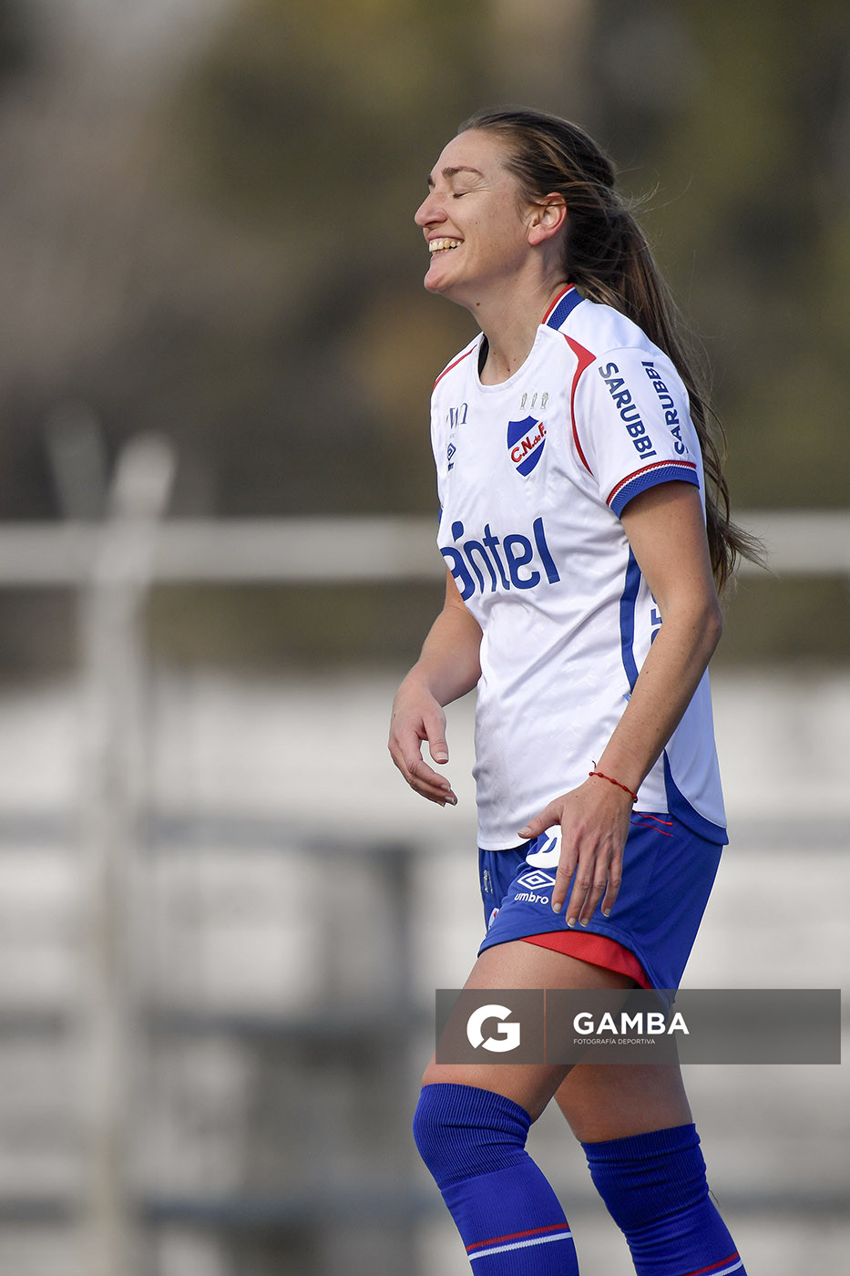 Sofía Oxandabarat, de Nacional. Campeonato Uruguayo de Fútbol Femenino. Estadio Parque Ancap.