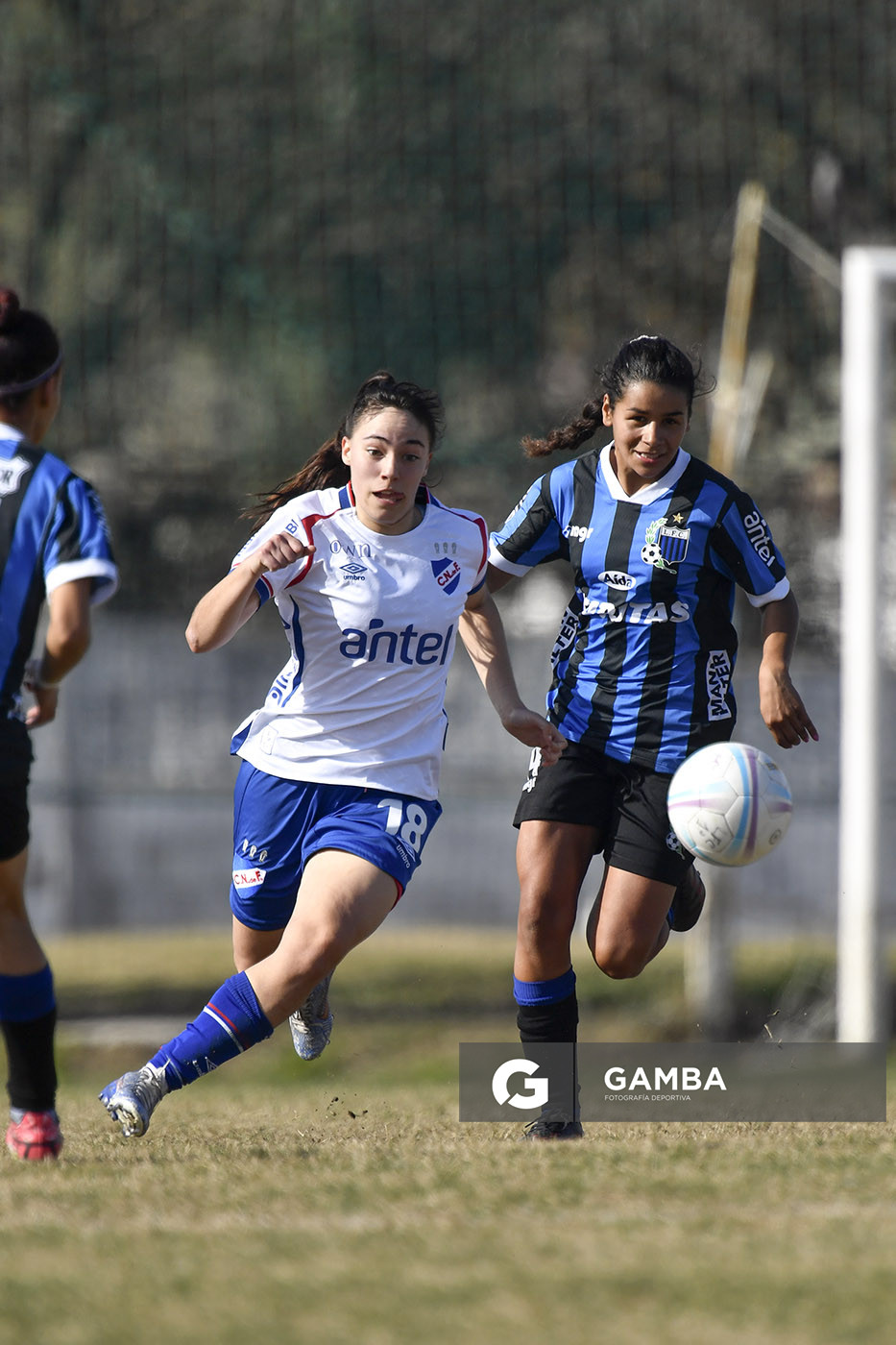 Julieta Melogño, de Nacional. Campeonato Uruguayo de Fútbol Femenino. Estadio Parque Ancap.