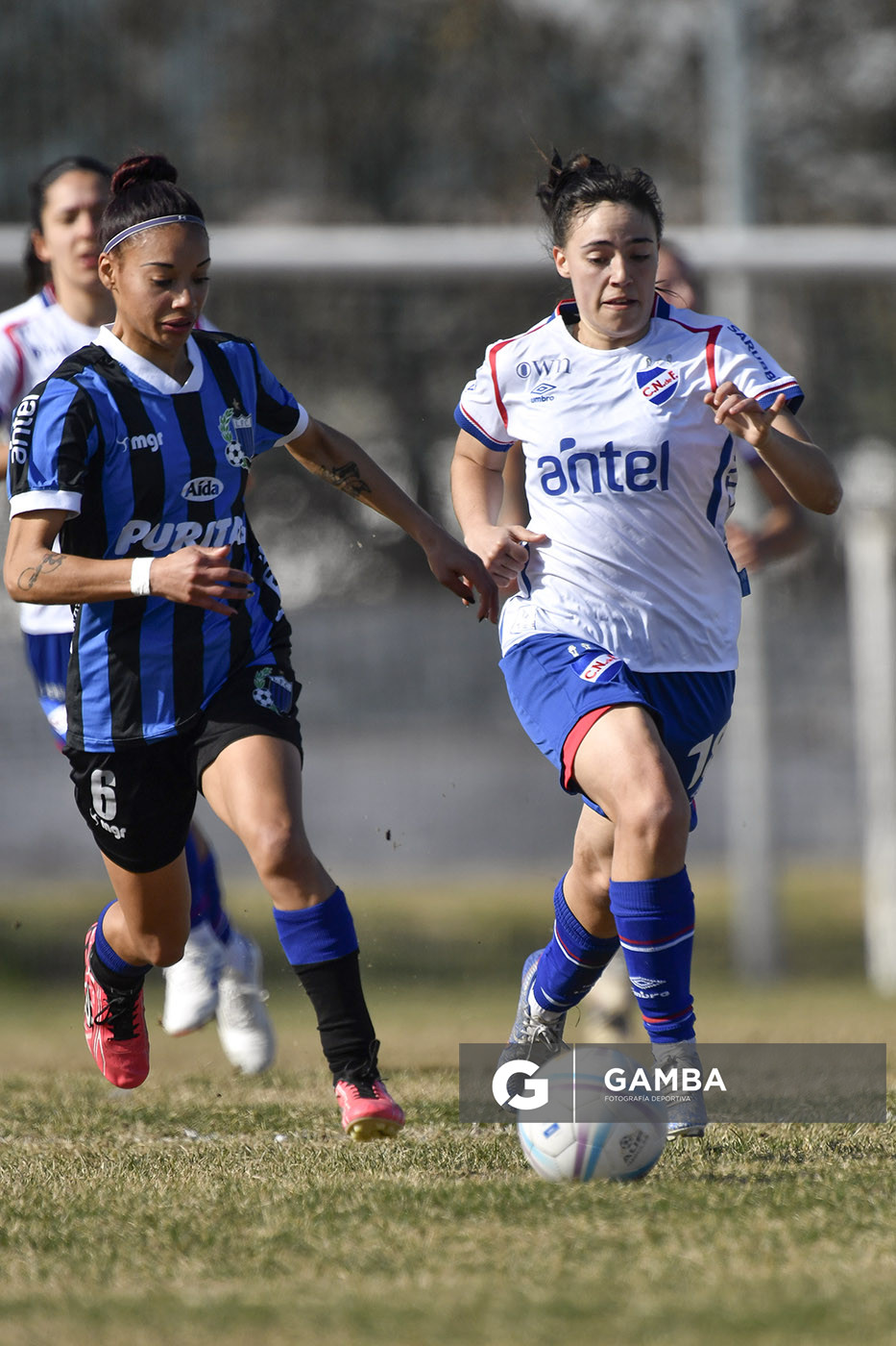 Julieta Melogño, de Nacional. Campeonato Uruguayo de Fútbol Femenino. Estadio Parque Ancap.