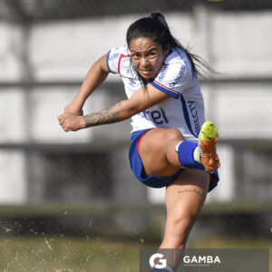 Yaqueline Apraez, de Nacional. Campeonato Uruguayo de Fútbol Femenino. Estadio Parque Ancap.