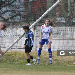 Sofía Oxandabarat, de Nacional. Campeonato Uruguayo de Fútbol Femenino. Estadio Parque Ancap.