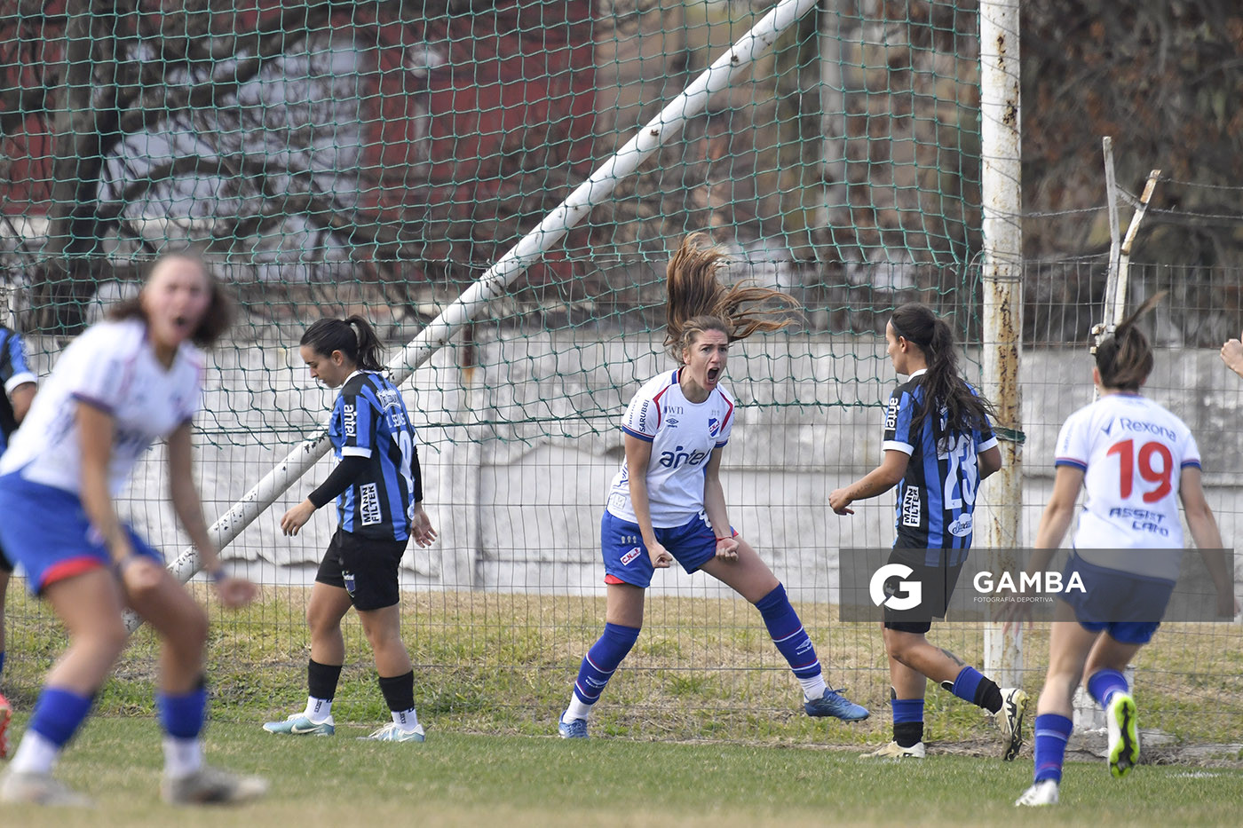 Sofía Oxandabarat, de Nacional. Campeonato Uruguayo de Fútbol Femenino. Estadio Parque Ancap.