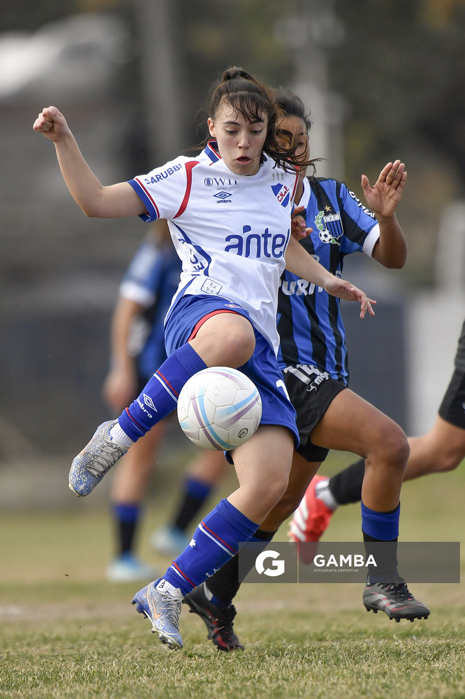 Julieta Melogño, de Nacional. Campeonato Uruguayo de Fútbol Femenino. Estadio Parque Ancap.