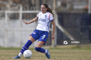 Sofía Oxandabarat, de Nacional. Campeonato Uruguayo de Fútbol Femenino. Estadio Parque Ancap.