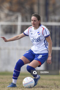 Sofía Oxandabarat, de Nacional. Campeonato Uruguayo de Fútbol Femenino. Estadio Parque Ancap.