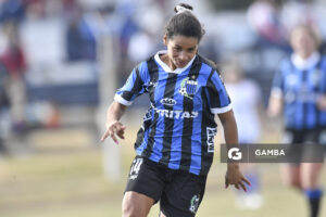 Tatiana García, de Liverpool. Campeonato Uruguayo de Fútbol Femenino. Estadio Parque Ancap.