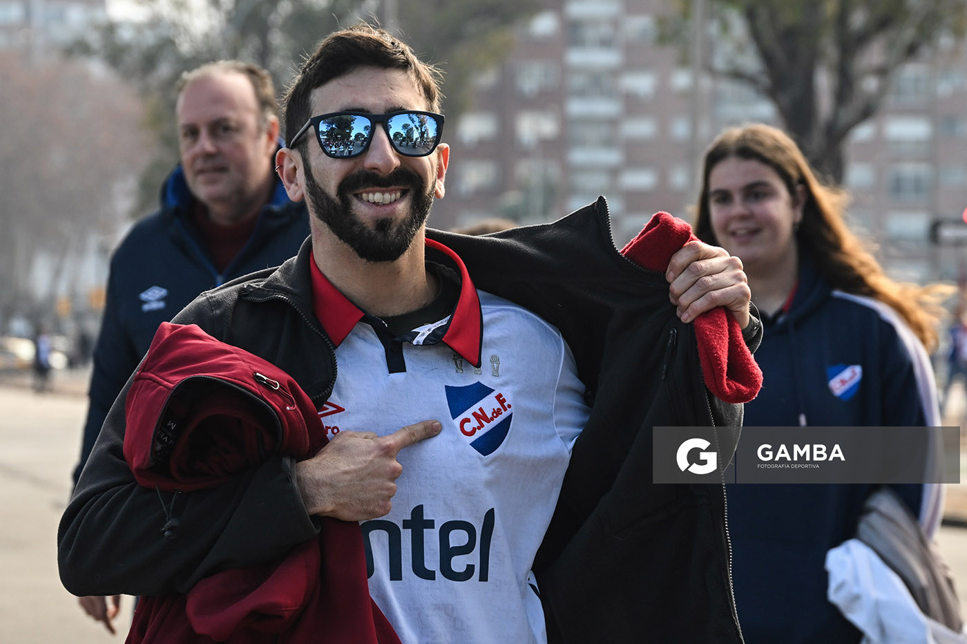 Hinchas de Nacional. Torneo Intermedio. Estadio Centenario.