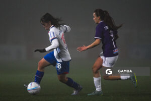 Julieta Melogño, de Nacional. Campeonato Uruguayo de Fútbol Femenino. Complejo Rentistas.