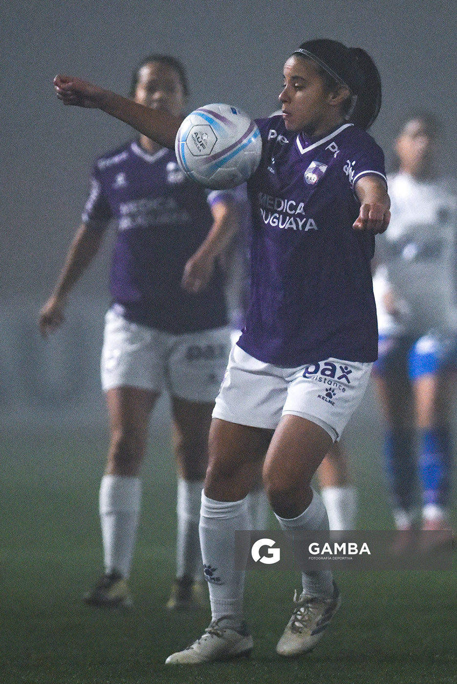 María González, de Defensor Sporting. Campeonato Uruguayo de Fútbol Femenino. Complejo Rentistas.