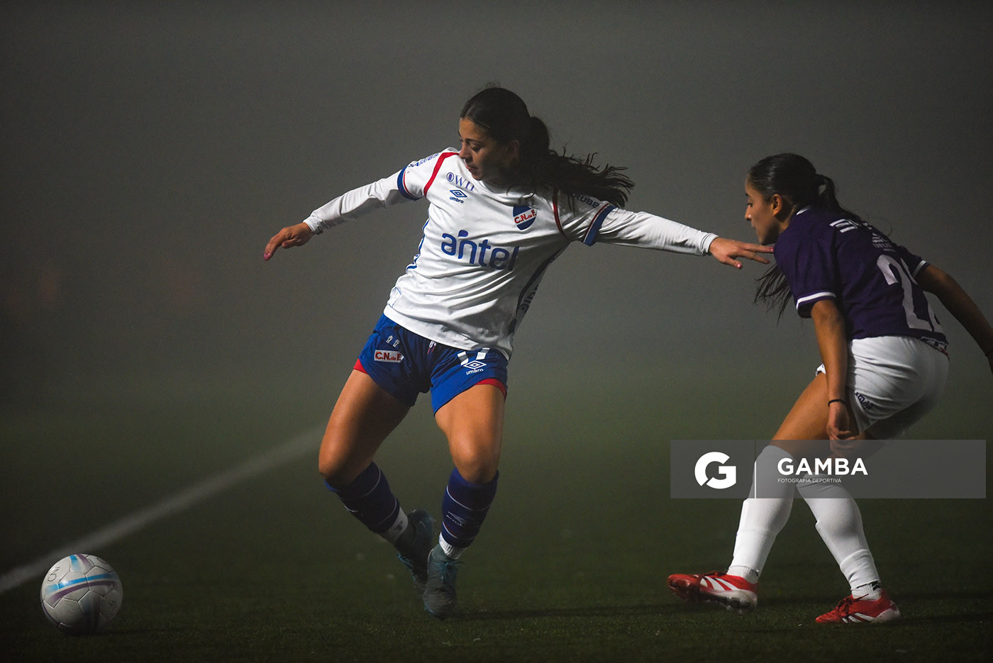 Carolay Ospina, de Nacional. Campeonato Uruguayo de Fútbol Femenino. Complejo Rentistas.
