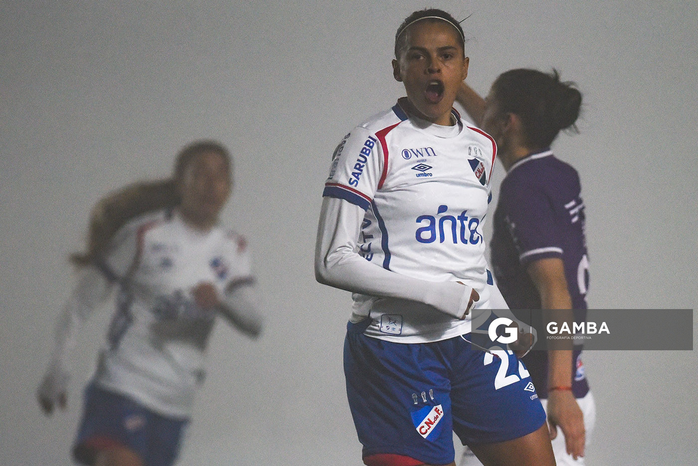 Martha Figueredo, de Nacional. Campeonato Uruguayo de Fútbol Femenino. Complejo Rentistas.
