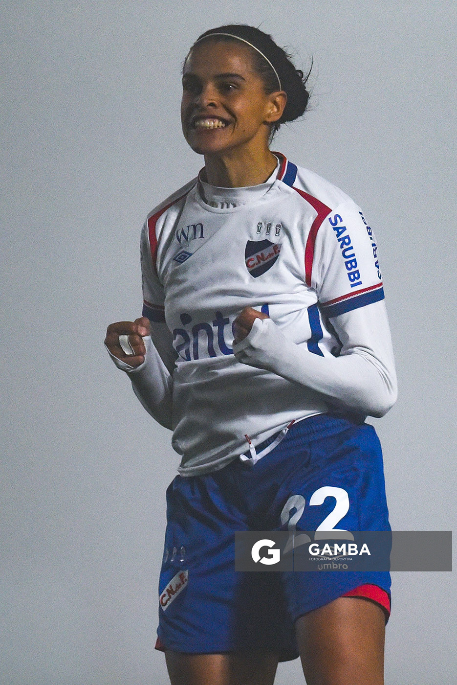 Martha Figueredo, de Nacional. Campeonato Uruguayo de Fútbol Femenino. Complejo Rentistas.