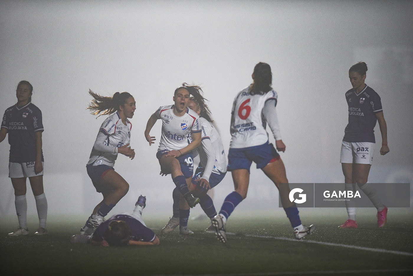 Josefina Félix, de Nacional. Campeonato Uruguayo de Fútbol Femenino. Complejo Rentistas.
