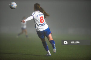 Sofía Oxandabarat, de Nacional. Campeonato Uruguayo de Fútbol Femenino. Complejo Rentistas.