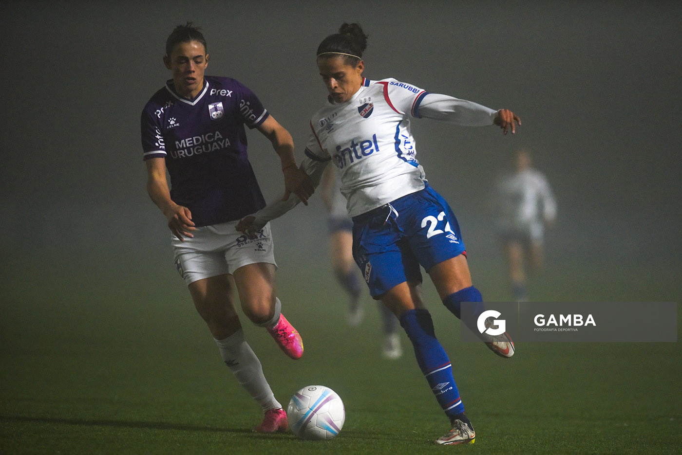 Martha Figueredo, de Nacional. Campeonato Uruguayo de Fútbol Femenino. Complejo Rentistas.