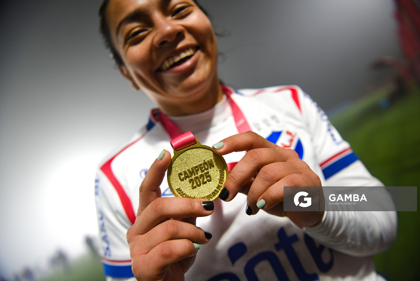 Yaqueline Apraez. Nacional Campeón. Campeonato Uruguayo de Fútbol Femenino. Complejo Rentistas.