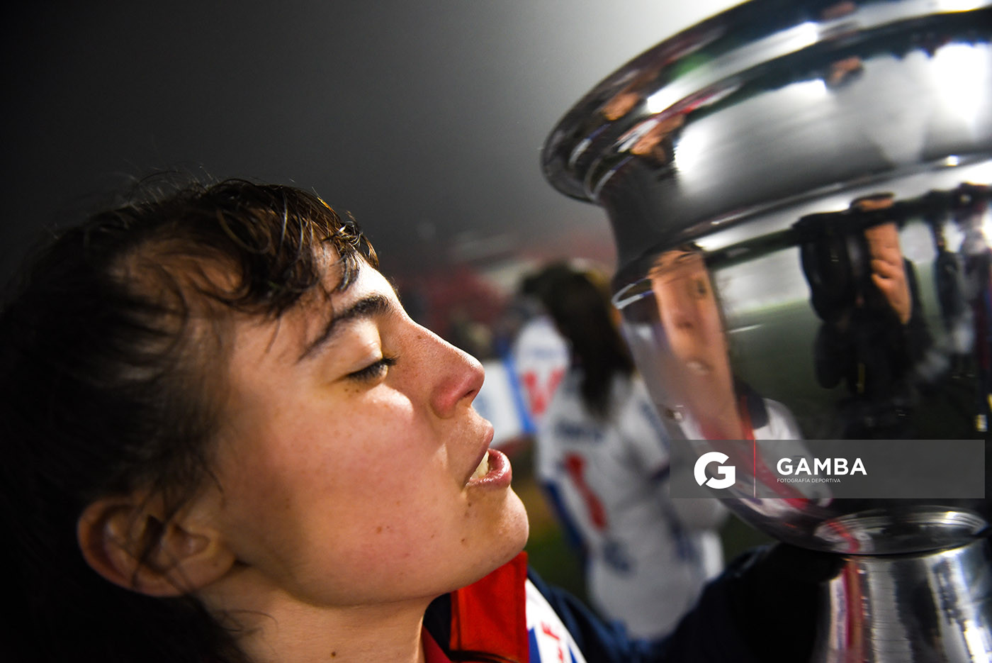 Julieta Melogño, de Nacional. Nacional Campeón. Campeonato Uruguayo de Fútbol Femenino. Complejo Rentistas.