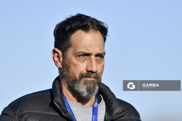 Paolo Parolín, director técnico de Río Negro. 21ª Copa Nacional de Clubes. Estadio Álvaro Pérez.