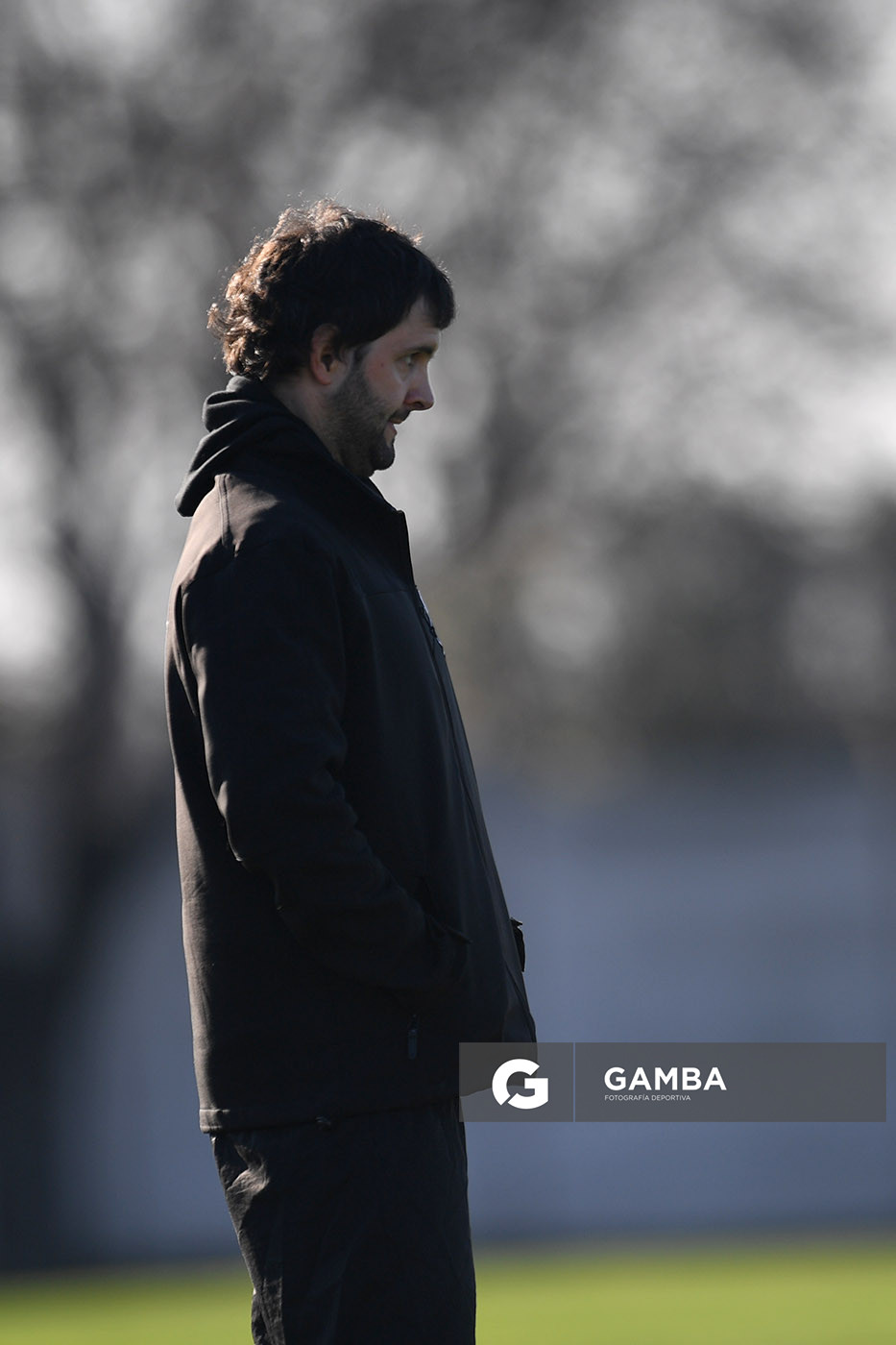Joaquin Irazoqui, asistente técnico de Río Negro. 21ª Copa Nacional de Clubes. Estadio Casto Martínez Laguarda.