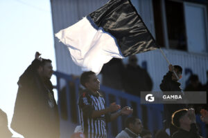 Hinchas de Río Negro. 21ª Copa Nacional de Clubes. Estadio Casto Martínez Laguarda.
