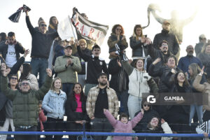 Hinchas de Río Negro. 21ª Copa Nacional de Clubes. Estadio Casto Martínez Laguarda.