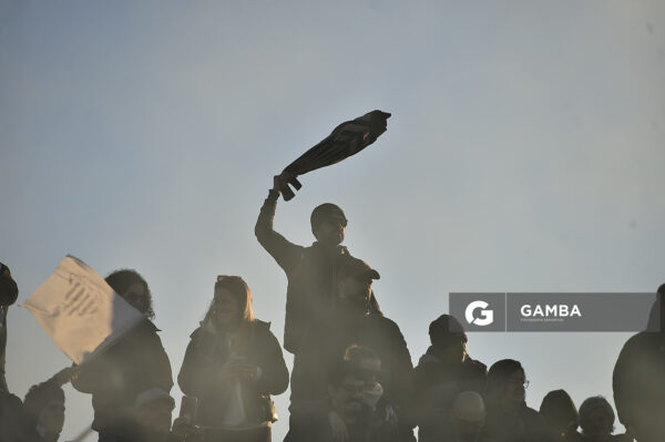Hinchas de Río Negro. 21ª Copa Nacional de Clubes. Estadio Casto Martínez Laguarda.