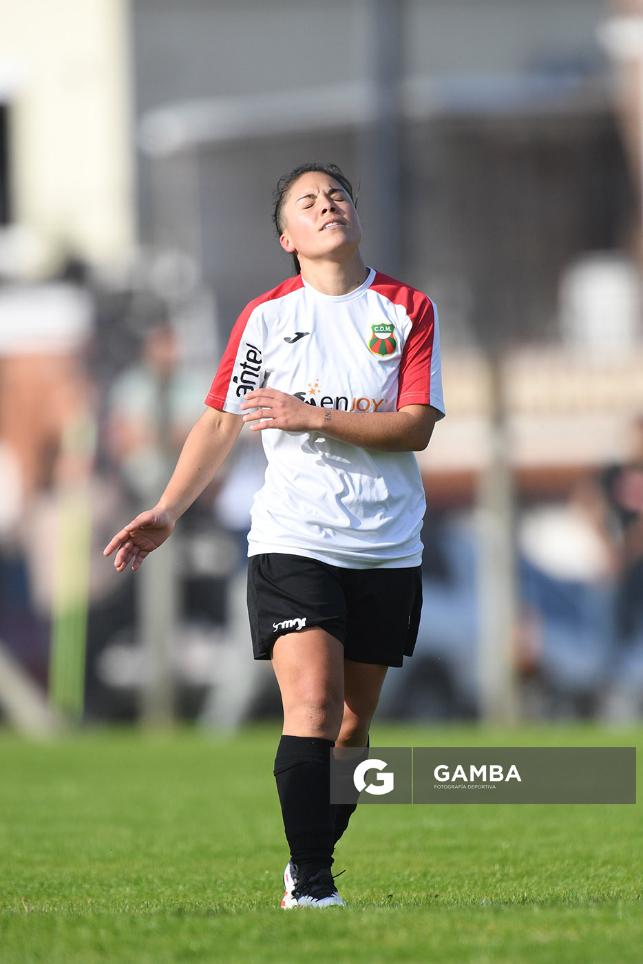 Dahiana Pereira, de Barrio Perlita. 23ª Copa Nacional de Fútbol Femenino. Parque Las Delicias.
