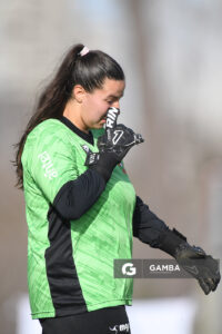 Keyla ALonso, golera de Barrio Perlita. 23ª Copa Nacional de Fútbol Femenino. Parque Las Delicias.