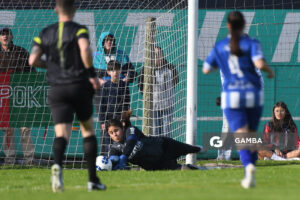 Débora de los Santos, golera de Arachanas. 23ª Copa Nacional de Fútbol Femenino. Parque Las Delicias.
