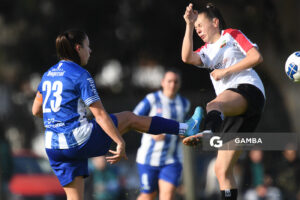 Zulma Daer, de Arachanas. Geaninna Centeno, de Barrio Perlita. 23ª Copa Nacional de Fútbol Femenino. Parque Las Delicias.