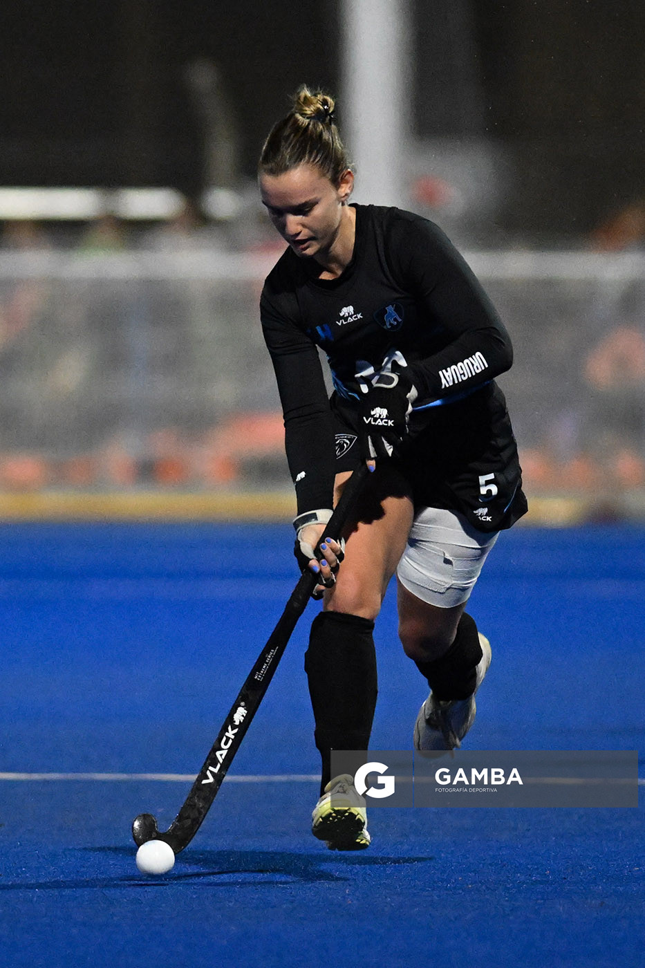 Pilar Oliveros, de Uruguay. Copa Panamericana de Hockey. Cancha Celeste.