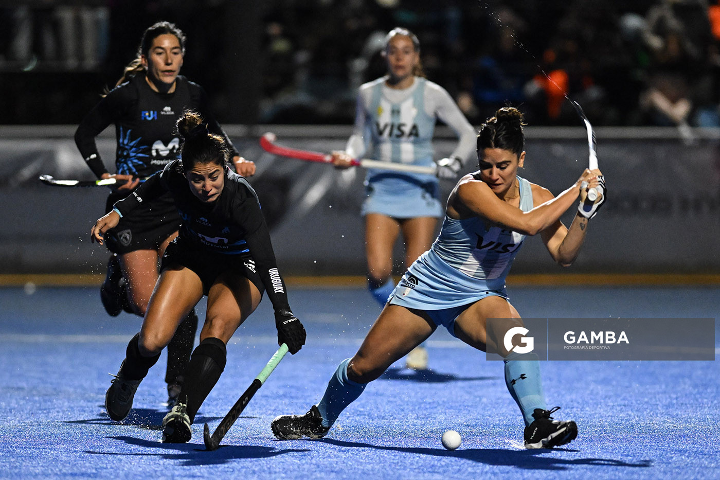 María Granatto, de Argentina. Copa Panamericana de Hockey. Cancha Celeste.