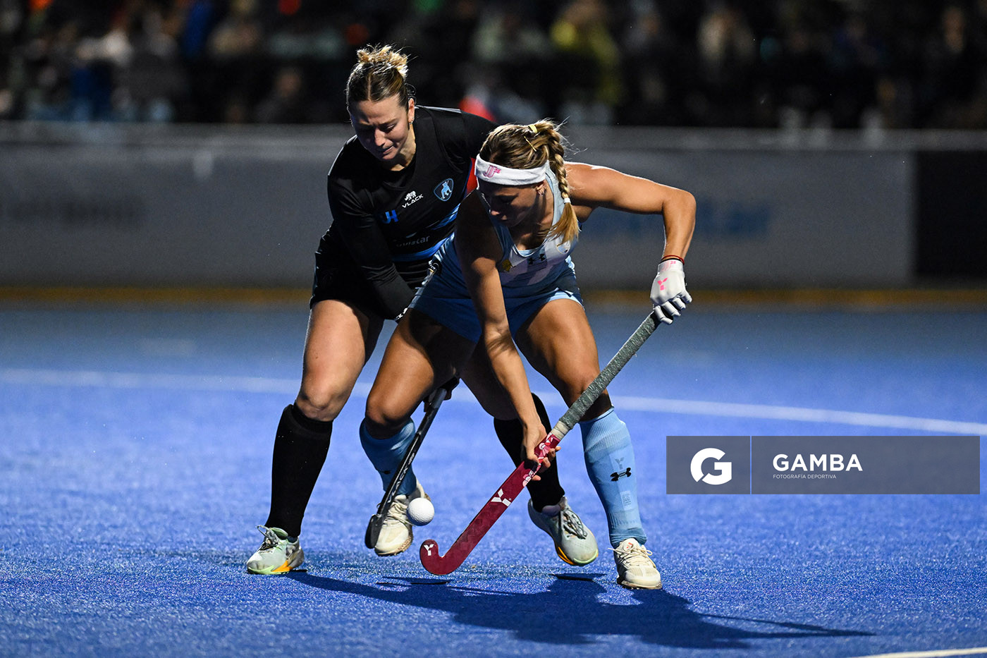 Victoria Granatto, de Argentina. Copa Panamericana de Hockey. Cancha Celeste.