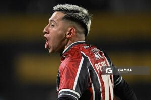 Matías Perello, de Central Córdoba. Copa Conmebol Sudamericana. Estadio Campeón del Siglo.