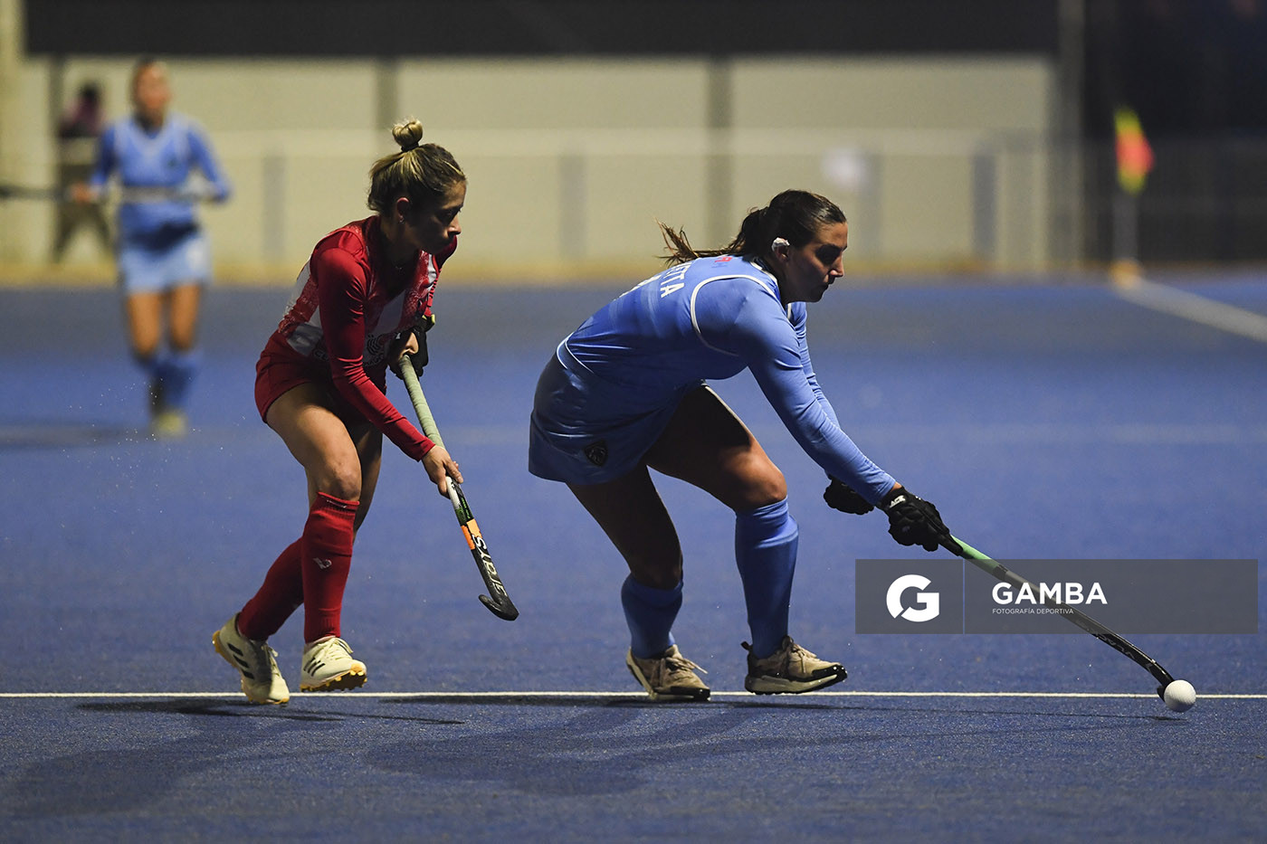 Elisa Civetta, de Uruguay. Copa Panamericana de Hockey. Cancha Celeste.